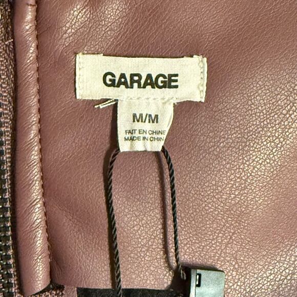 NWT Garage Women's Purple/Mauve Back Zip Tank Top Size Medium - Picture 5 of 7